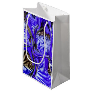 Lila Iris-Blume Kleine Geschenktüte