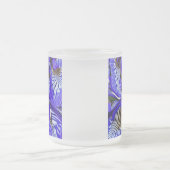 Lila Iris-Blume Mattglastasse (Mittel)