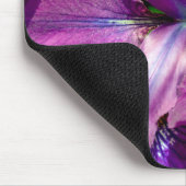 Lila Iris-Blume Mousepad (Ecke)
