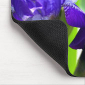 Lila Iris-Blume Mousepad (Ecke)