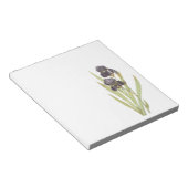Lila Iris-Blume Notizblock (angewinkelt)