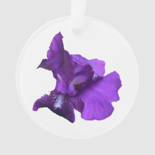 Lila Iris-Blume Ornament
