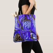 Lila Iris-Blume Tasche (Von Nahem)