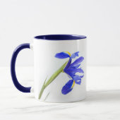 Lila Iris-Blume Tasse (Links)