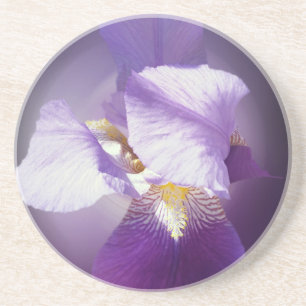 lila Iris-Blume Untersetzer