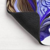 Lila Iris Blume Wirbel Mousepad (Ecke)
