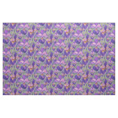 Lila Iris-Blumenmuster Stoff (Fat Quarter (45,7 x 55,9 cm))