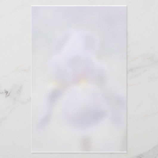 Lila Iris Briefpapier (Vorderseite)