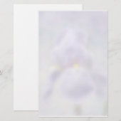 Lila Iris Briefpapier (Vorne/Hinten)
