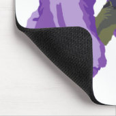 Lila Iris-Computer-Vektor Mousepad (Ecke)