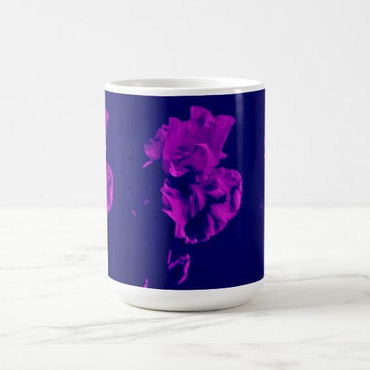 Lila Iris-Cup Kaffeetasse (Mittel)