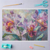 lila Iris-Dekodierung Seidenpapier (Basteln)