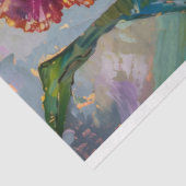 lila Iris-Dekodierung Seidenpapier (Ausschnitt)