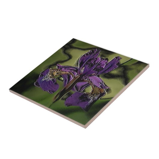 Lila Iris Fliese (Seite)