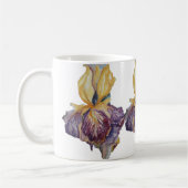 Lila Iris floral Kaffeetasse (Links)