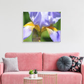 Lila Iris Floralphotography Leinwanddruck (Insitu (Wohnzimmer))