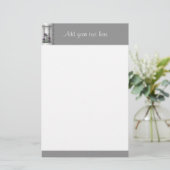 Lila Iris Garden Gate Stationierung mit Silver Briefpapier (Stehend Vorderseite)