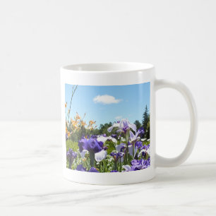 Lila Iris Garden Kaffeetasse