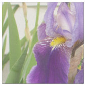 Lila Iris Gemustert Fabric Stoff (Nahaufnahme)