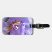 lila Iris Gepäckanhänger (Vorderseite horizontal)
