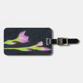 Lila Iris Gepäckanhänger (Vorderseite horizontal)