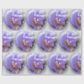 lila Iris Geschenkpapier (Flach)
