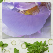 lila Iris Geschirrtuch (Gefaltet)