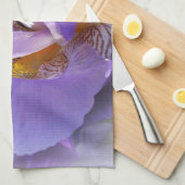 lila Iris Geschirrtuch (Viertel Falte)