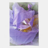 lila Iris Geschirrtuch (Vertikal)