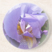 lila Iris Getränkeuntersetzer (Vorne)