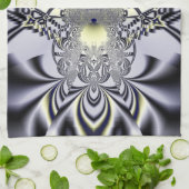 Lila Iris Handtuch (Gefaltet)