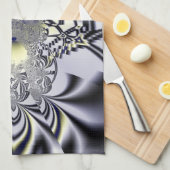 Lila Iris Handtuch (Viertel Falte)