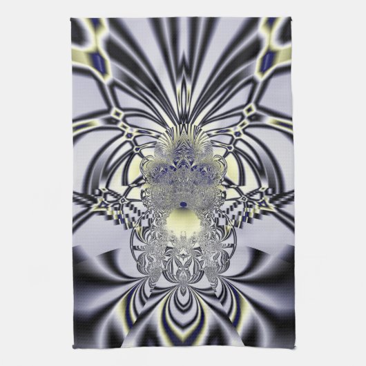 Lila Iris Handtuch (Vertikal)