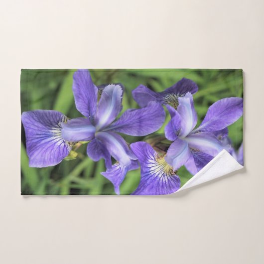 Lila Iris Handtuch (Handtuch)