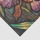 Lila Iris-Hartglas Seidenpapier (Ausschnitt)