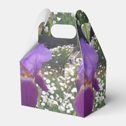 Lila Iris Iris Birthday Cake Fevor Box Geschenkschachtel (Rückseite)