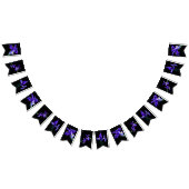 Lila Iris-Jagdfahnen Wimpelkette (Alle)