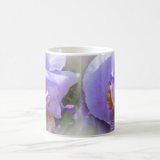lila Iris Kaffeetasse (Mittel)