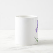 Lila Iris Kaffeetasse (Mittel)