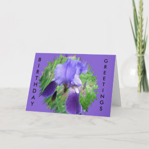 Lila Iris Karte