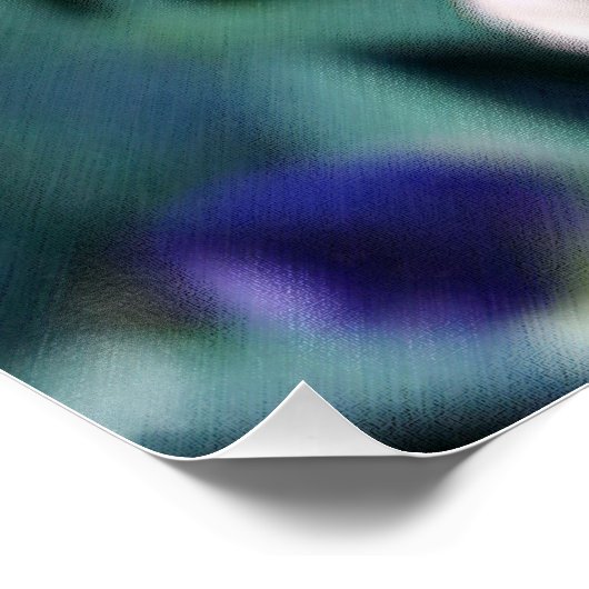 lila Iris-Knoten Poster (Ecke)