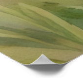 Lila Iris Kunstblumen Blumenposter Poster (Ecke)