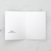 Lila Iris Kunstpostkarte Dankeskarte (Innenseite)