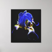 Lila Iris Leinwanddruck (Vorderseite)