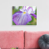 Lila Iris Leinwanddruck (Insitu (Wohnzimmer))