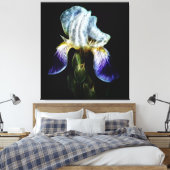 Lila Iris Leinwanddruck (Insitu (Schlafzimmer))