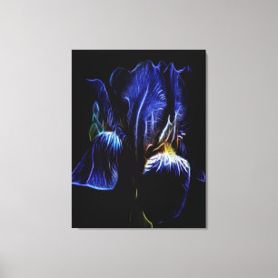 Lila Iris Leinwanddruck