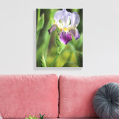 Lila Iris Leinwanddruck (Insitu (Wohnzimmer))