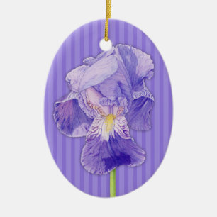 Lila Iris-lila Ornament