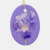 Lila Iris-lila Ornament (Hinten)